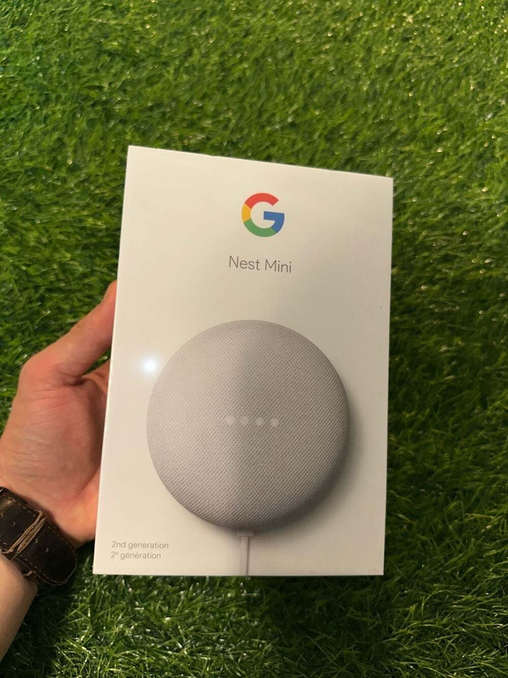 Google Nest Mini 2nd Generation Smart Speaker Chalk